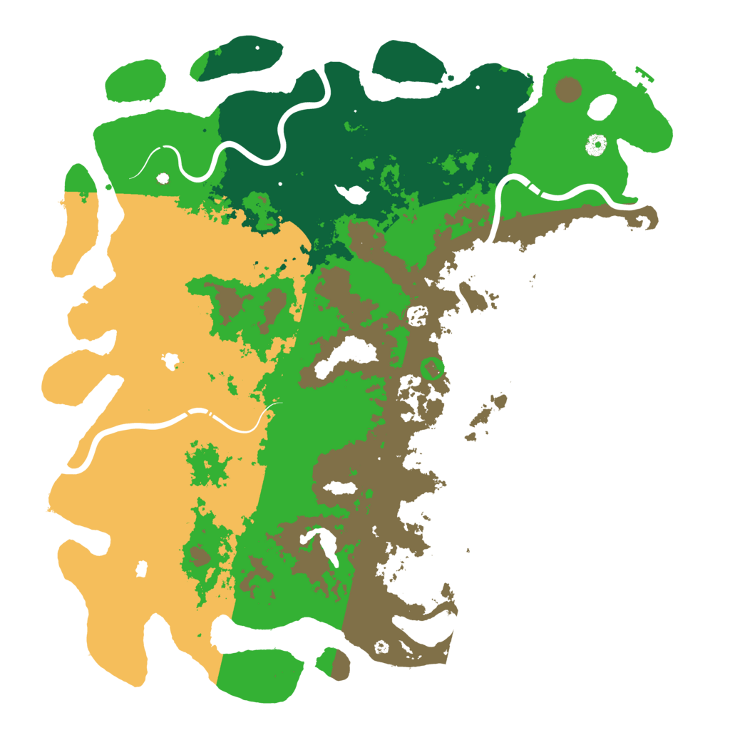 Biome Rust Map: Procedural Map, Size: 5000, Seed: 11101979