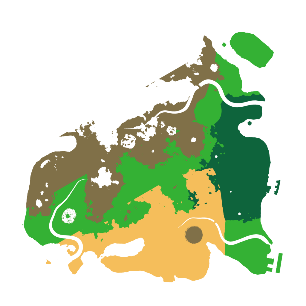 Biome Rust Map: Procedural Map, Size: 3100, Seed: 1545364899