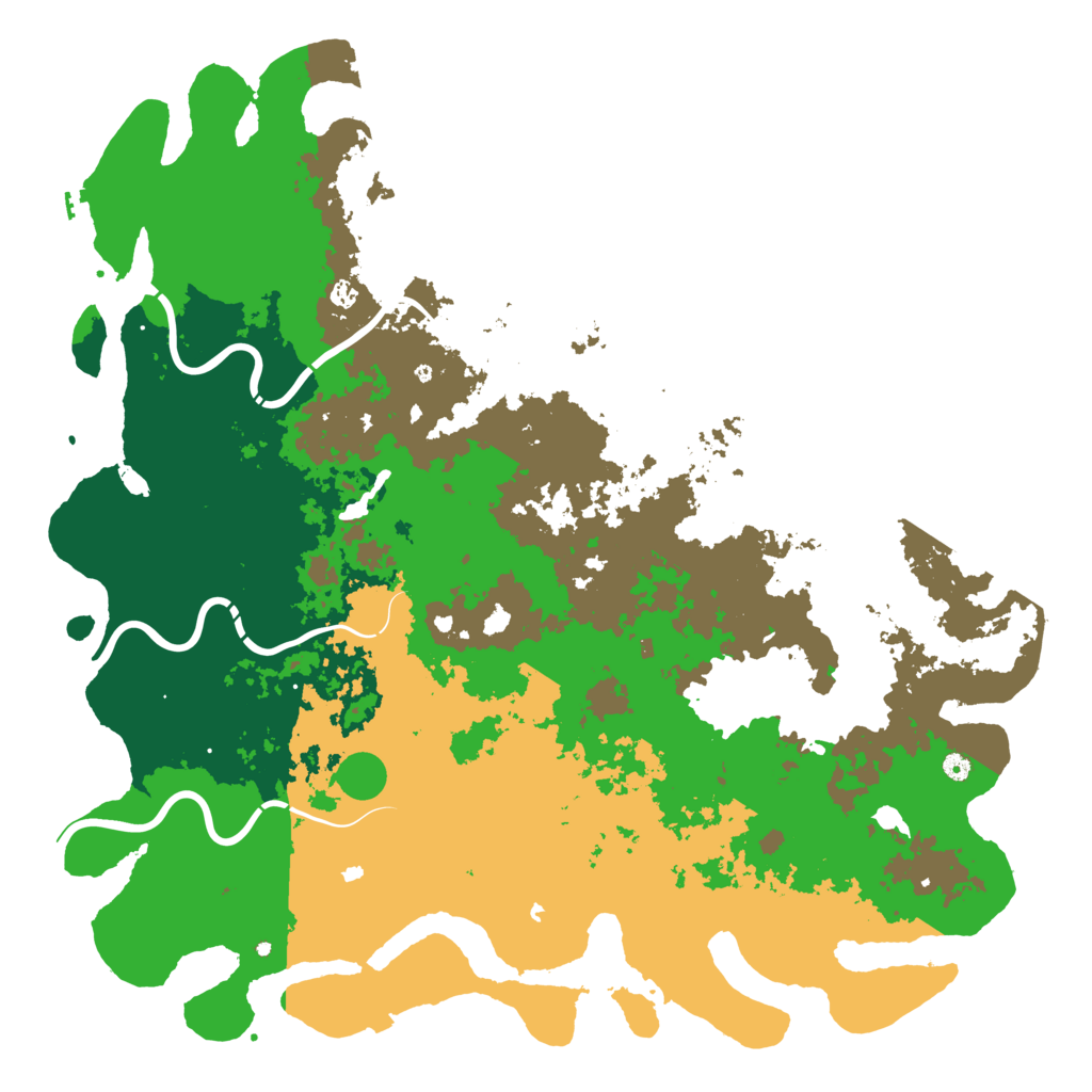 Biome Rust Map: Procedural Map, Size: 6000, Seed: 345897