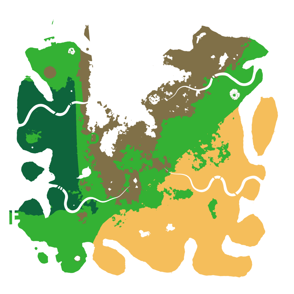 Biome Rust Map: Procedural Map, Size: 4250, Seed: 796132604
