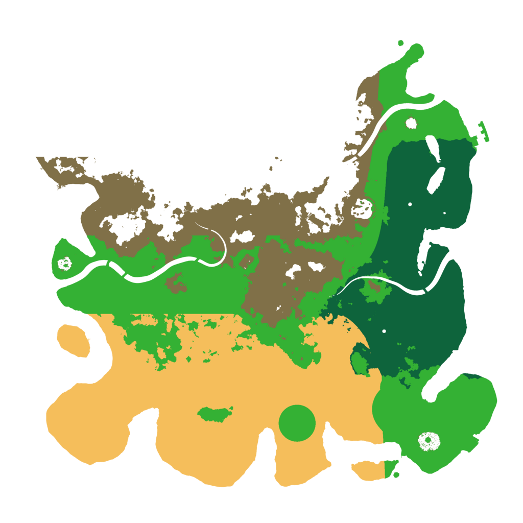 Biome Rust Map: Procedural Map, Size: 3750, Seed: 1097052742
