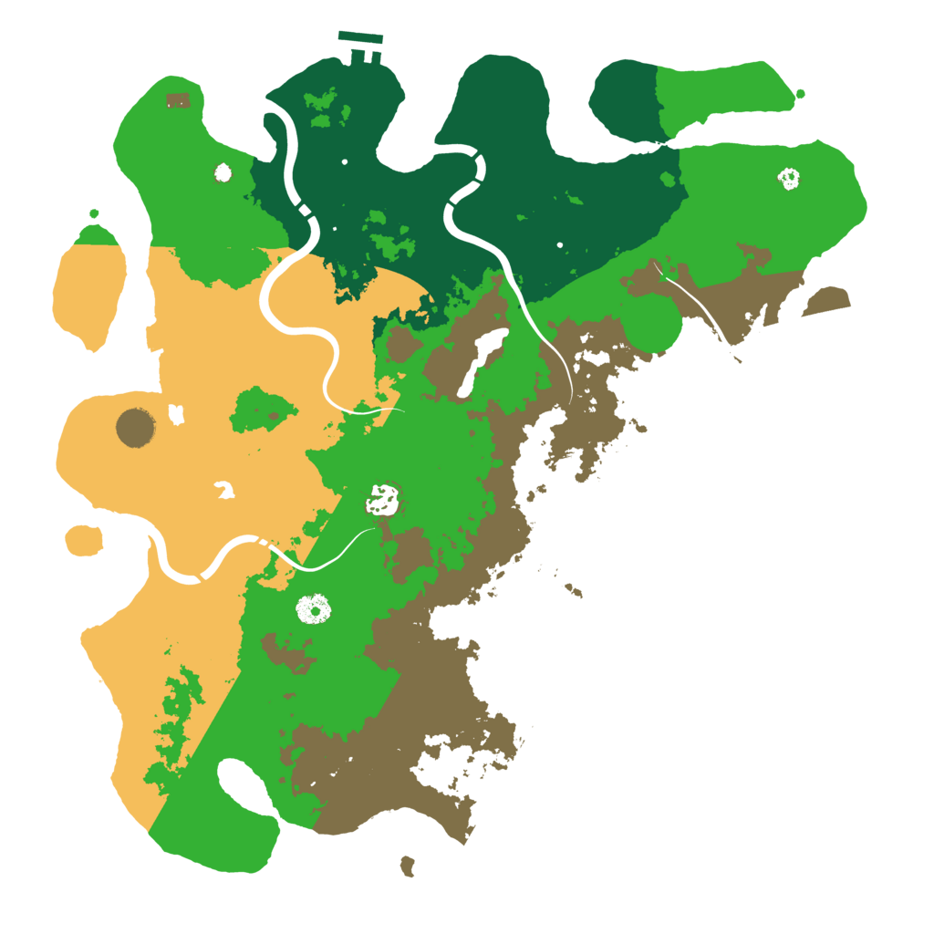 Biome Rust Map: Procedural Map, Size: 4250, Seed: 175230239