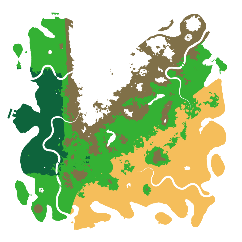 Biome Rust Map: Procedural Map, Size: 4800, Seed: 677583616