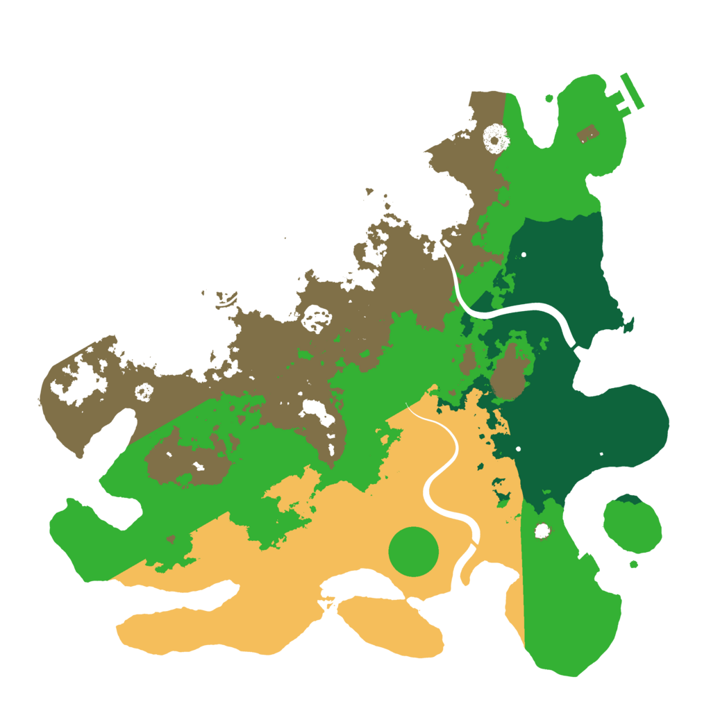 Biome Rust Map: Procedural Map, Size: 3750, Seed: 2010463655