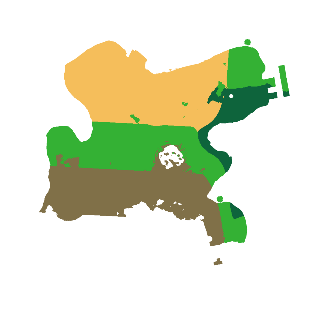 Biome Rust Map: Procedural Map, Size: 2000, Seed: 722615558