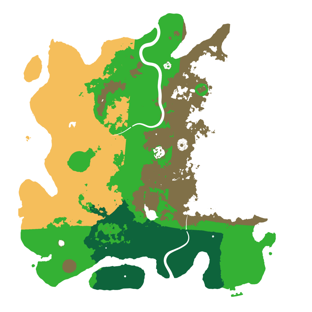 Biome Rust Map: Procedural Map, Size: 4000, Seed: 1947223863