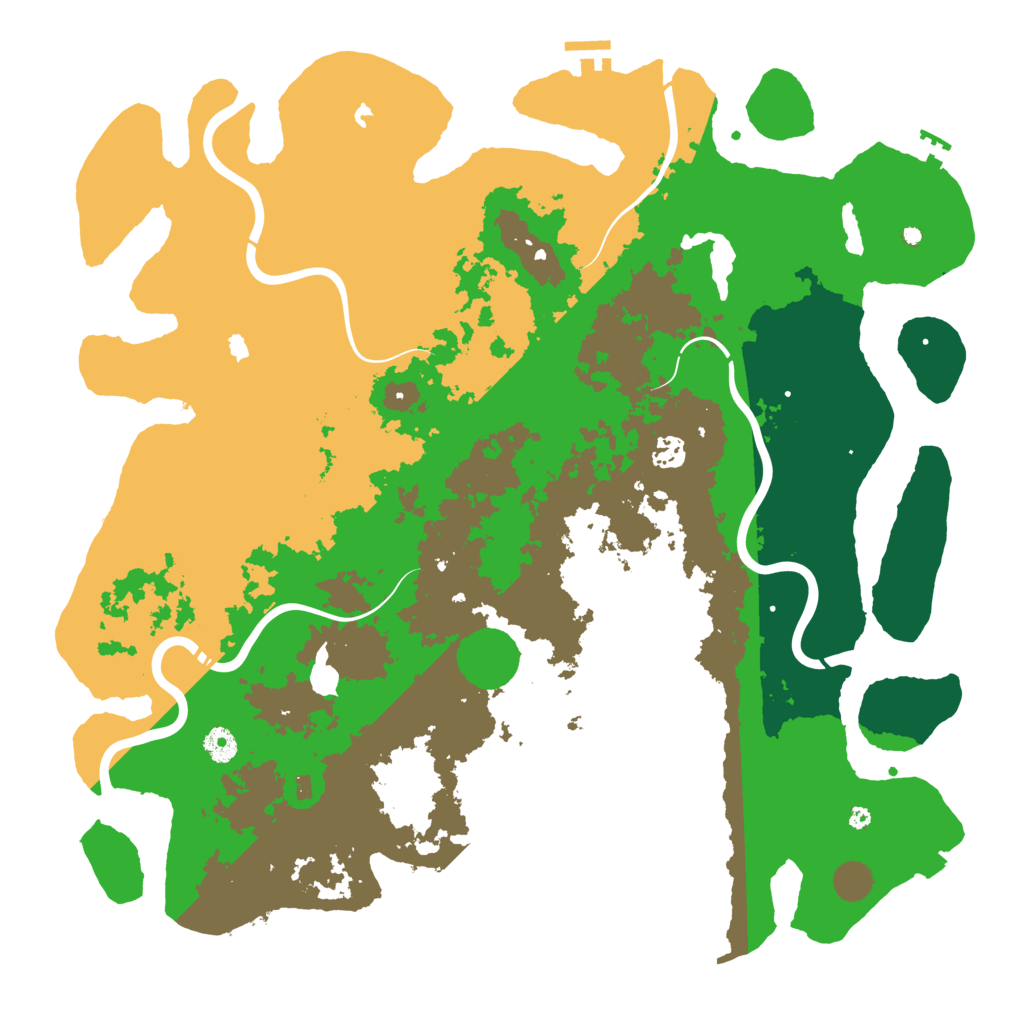 Biome Rust Map: Procedural Map, Size: 4500, Seed: 12359