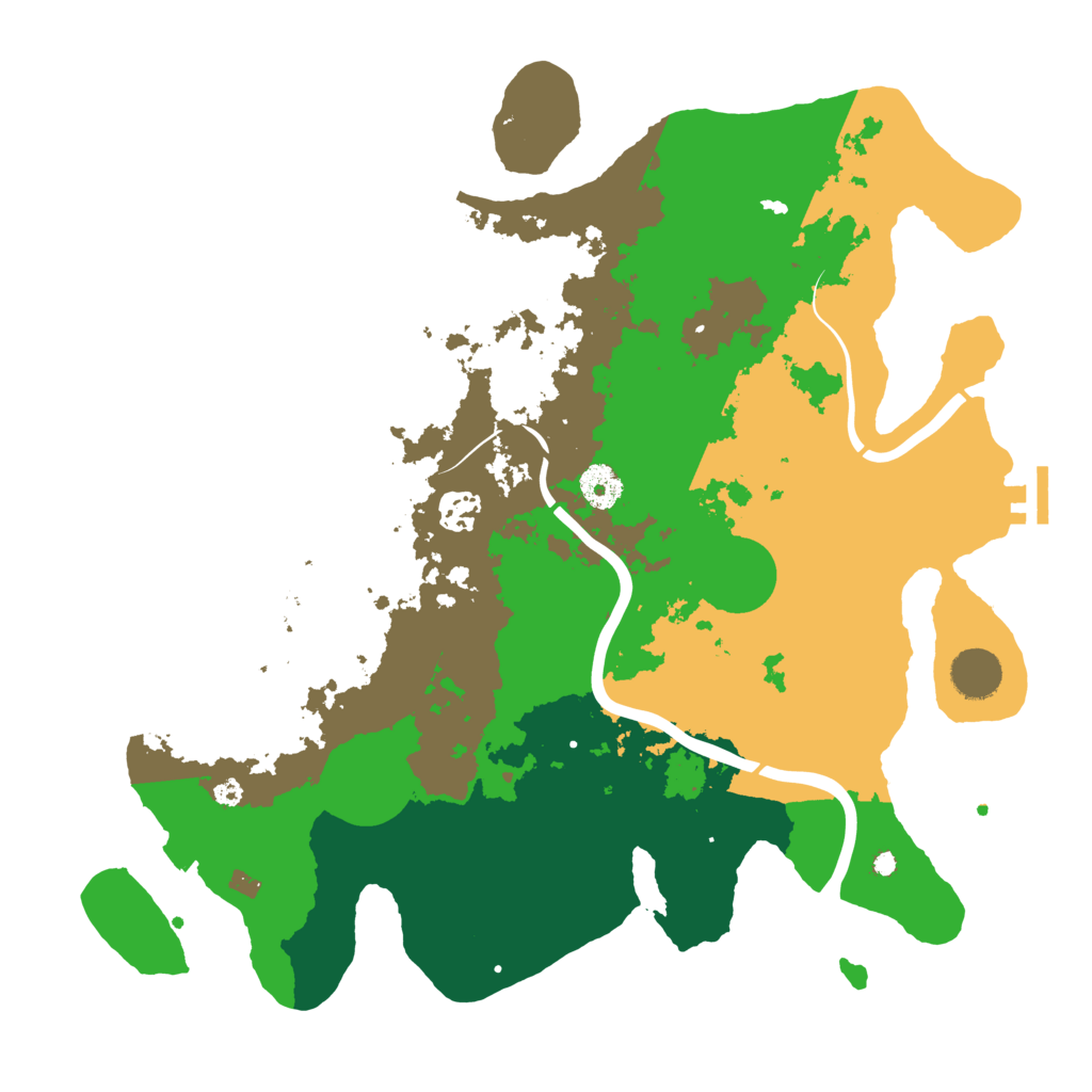 Biome Rust Map: Procedural Map, Size: 3800, Seed: 1397819349