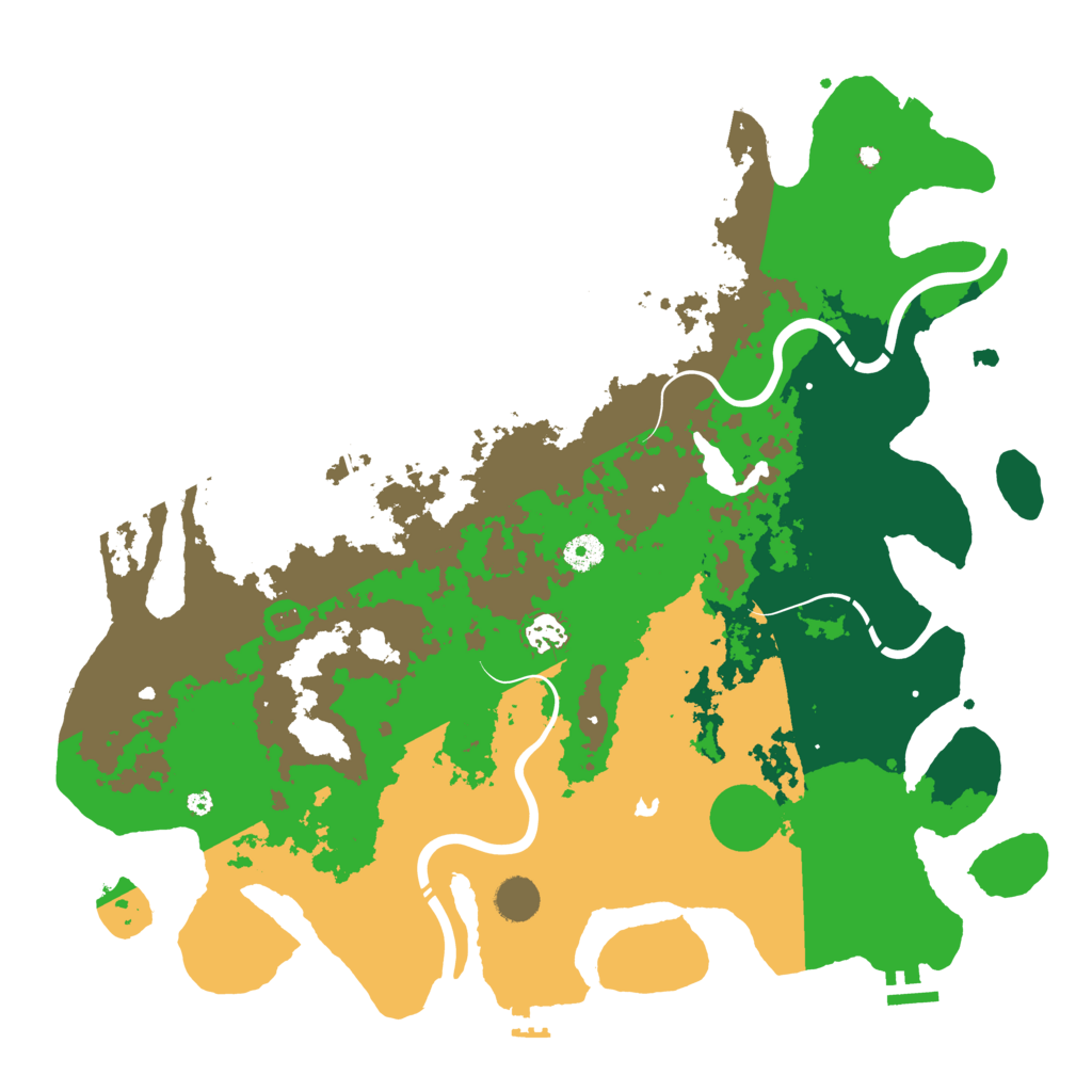 Biome Rust Map: Procedural Map, Size: 4300, Seed: 1641015675