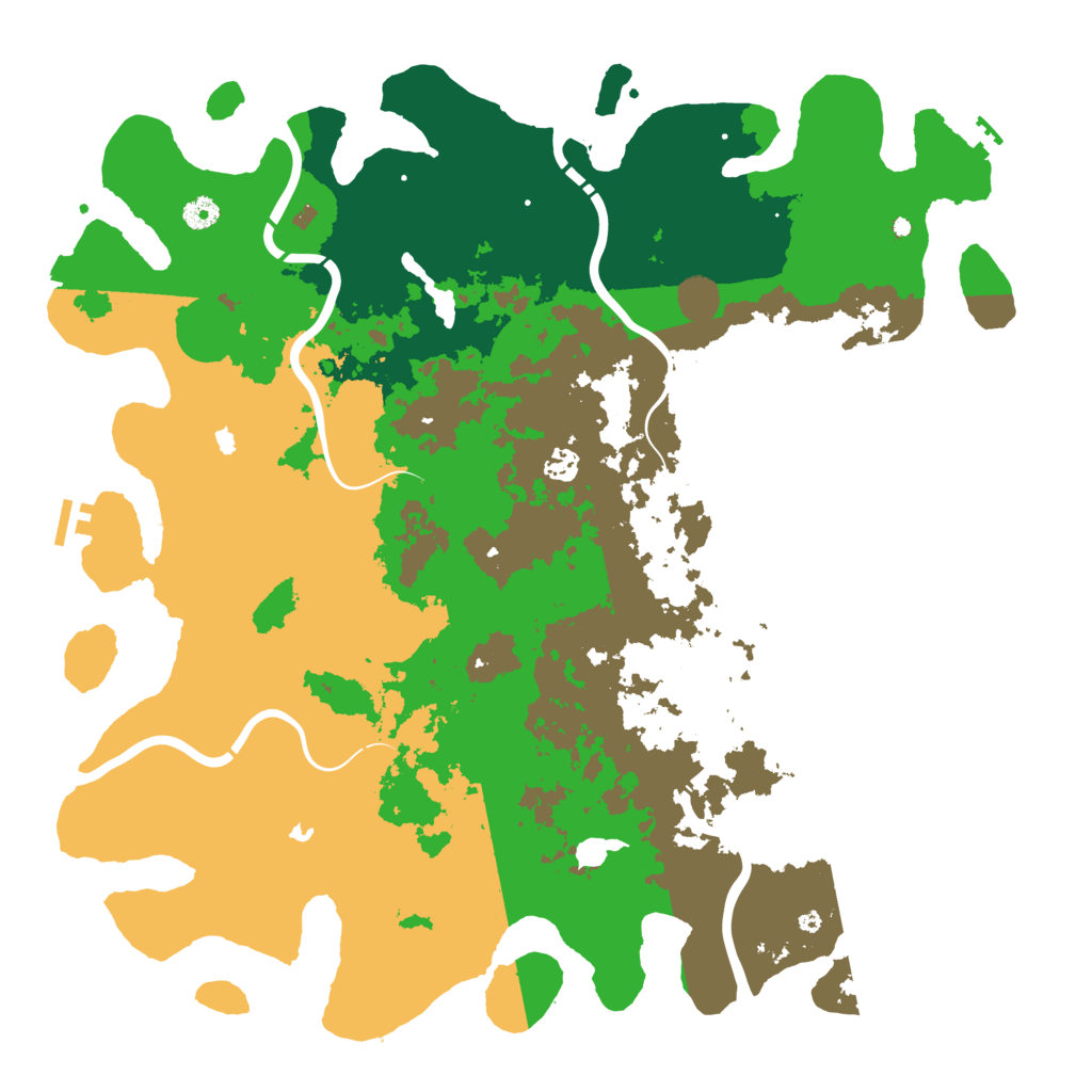 Biome Rust Map: Procedural Map, Size: 4750, Seed: 667693