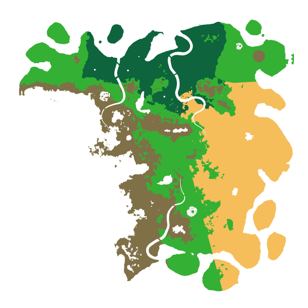 Biome Rust Map: Procedural Map, Size: 4500, Seed: 48224