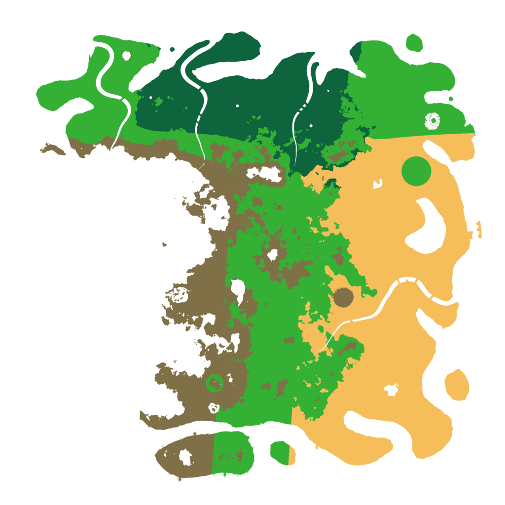 Biome Rust Map: Procedural Map, Size: 4500, Seed: 972563675