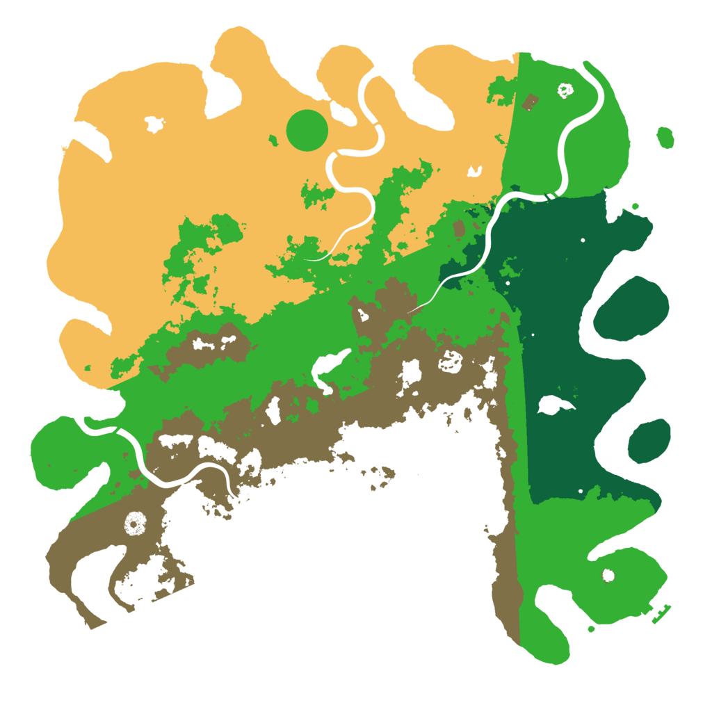 Biome Rust Map: Procedural Map, Size: 4500, Seed: 1684376845