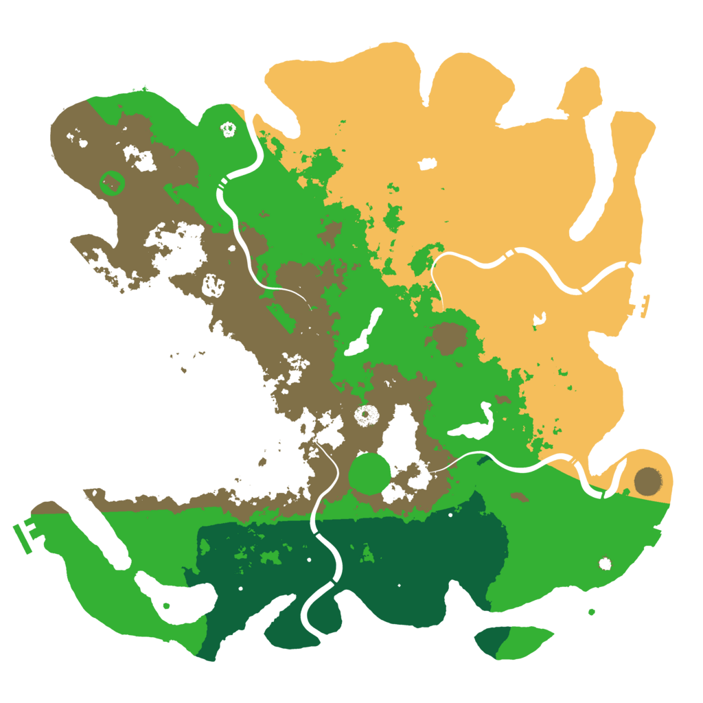 Biome Rust Map: Procedural Map, Size: 4500, Seed: 1520357899