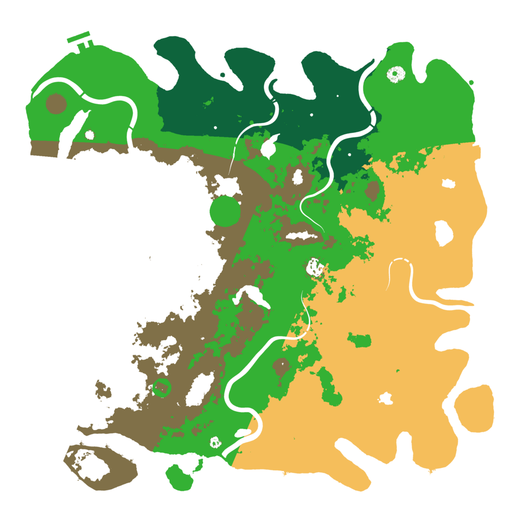 Biome Rust Map: Procedural Map, Size: 4500, Seed: 426697