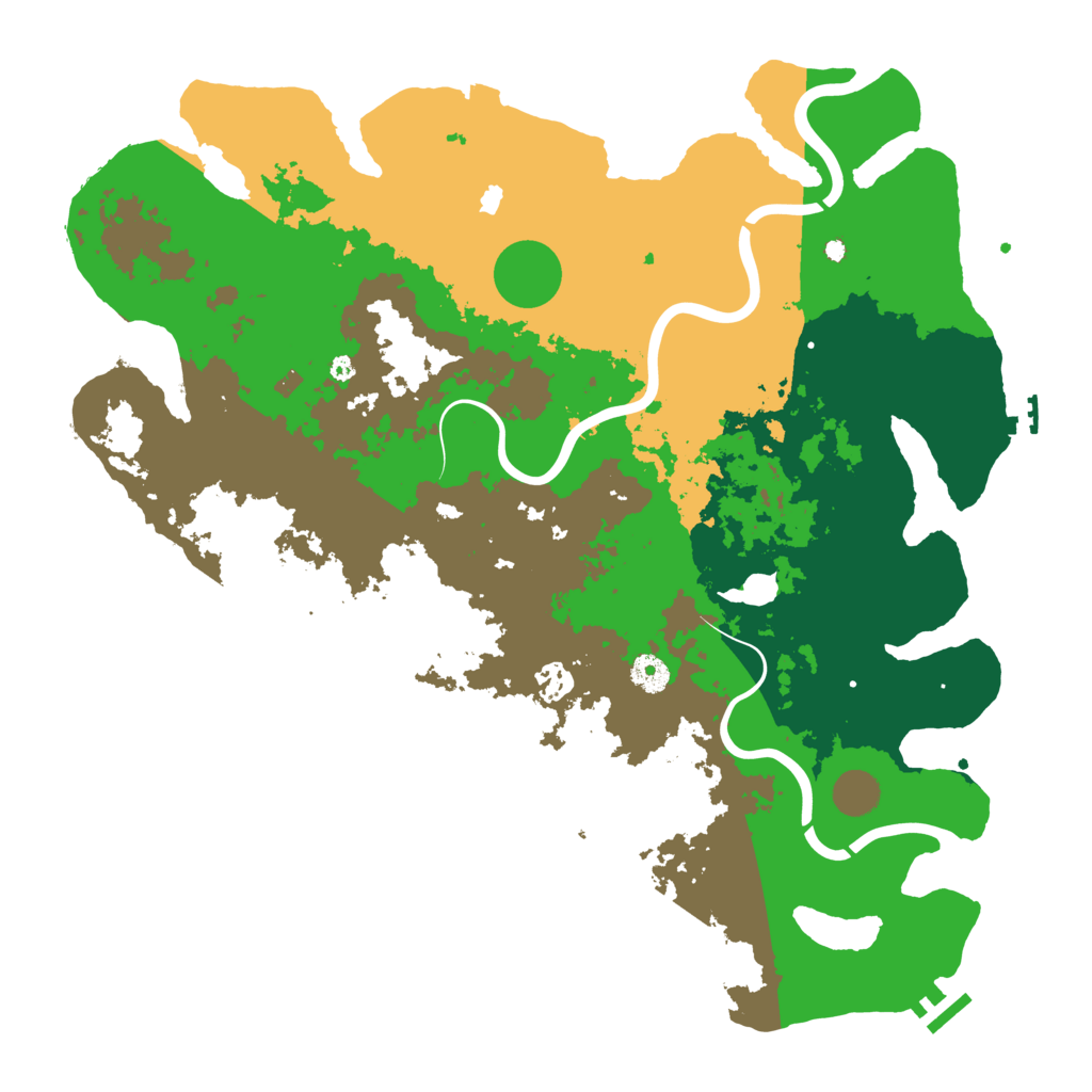 Biome Rust Map: Procedural Map, Size: 4250, Seed: 1136106235