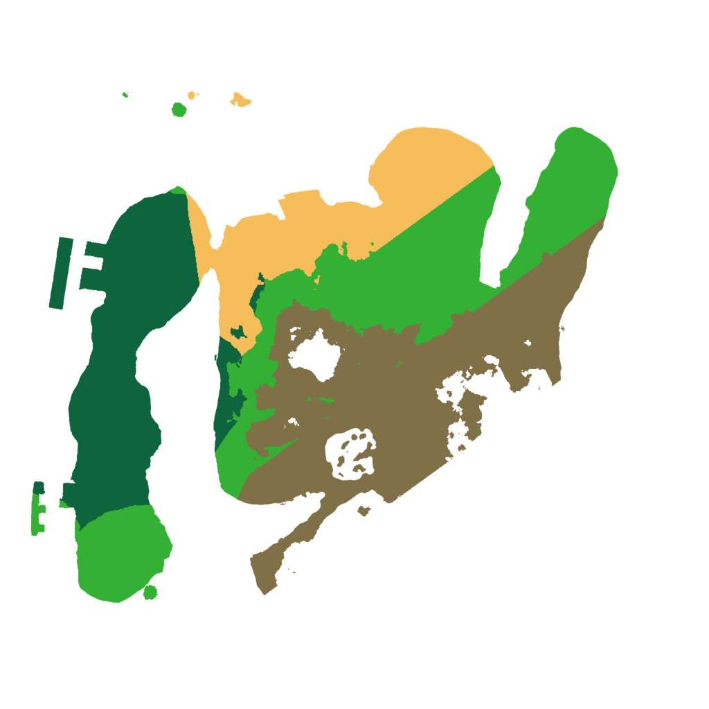 Biome Rust Map: Procedural Map, Size: 2000, Seed: 31964