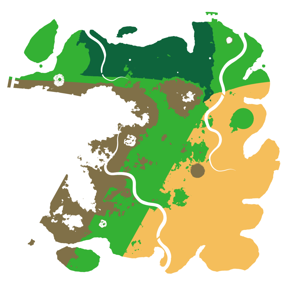 Biome Rust Map: Procedural Map, Size: 3750, Seed: 714955012