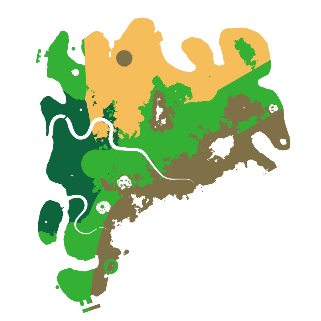Biome Rust Map: Procedural Map, Size: 3500, Seed: 867889096