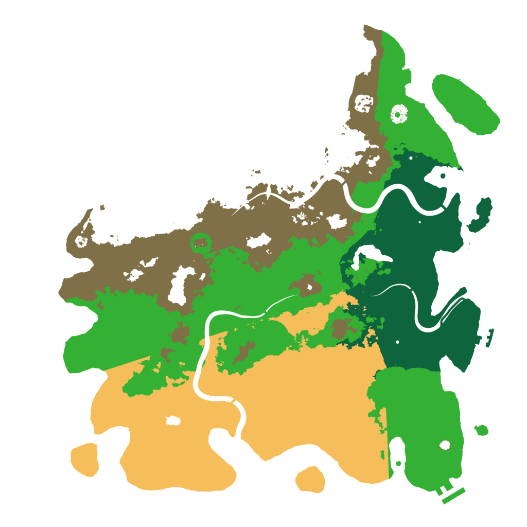 Biome Rust Map: Procedural Map, Size: 4200, Seed: 2110505375