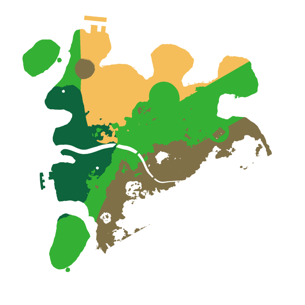 Biome Rust Map: Procedural Map, Size: 2750, Seed: 8950