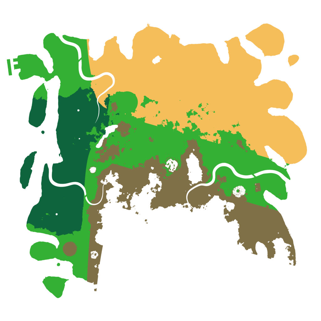 Biome Rust Map: Procedural Map, Size: 4000, Seed: 288240249