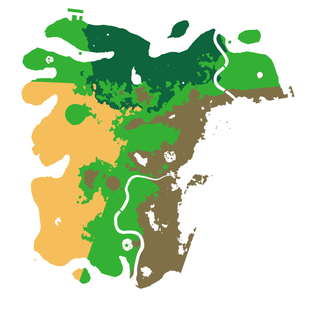 Biome Rust Map: Procedural Map, Size: 4000, Seed: 538587606