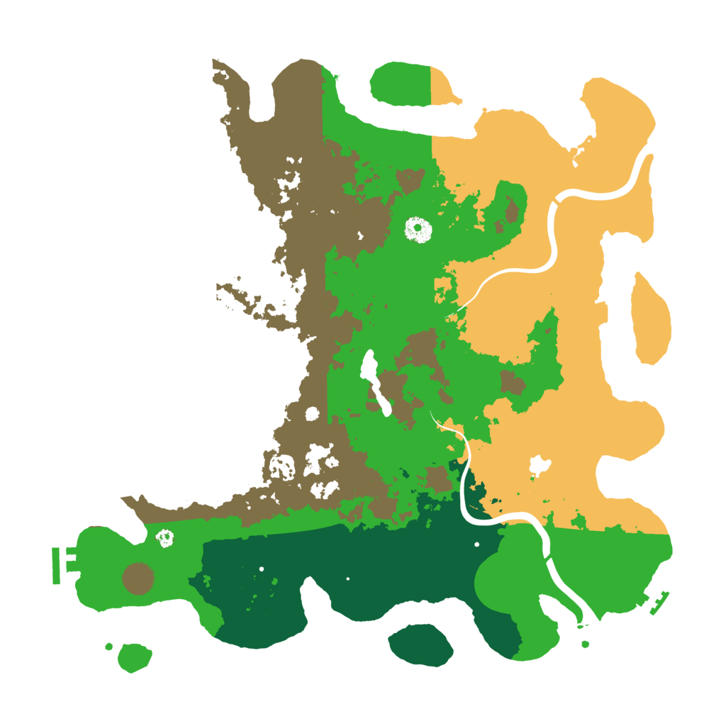Biome Rust Map: Procedural Map, Size: 4000, Seed: 2130990231