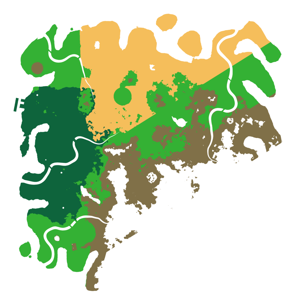 Biome Rust Map: Procedural Map, Size: 4500, Seed: 834973801