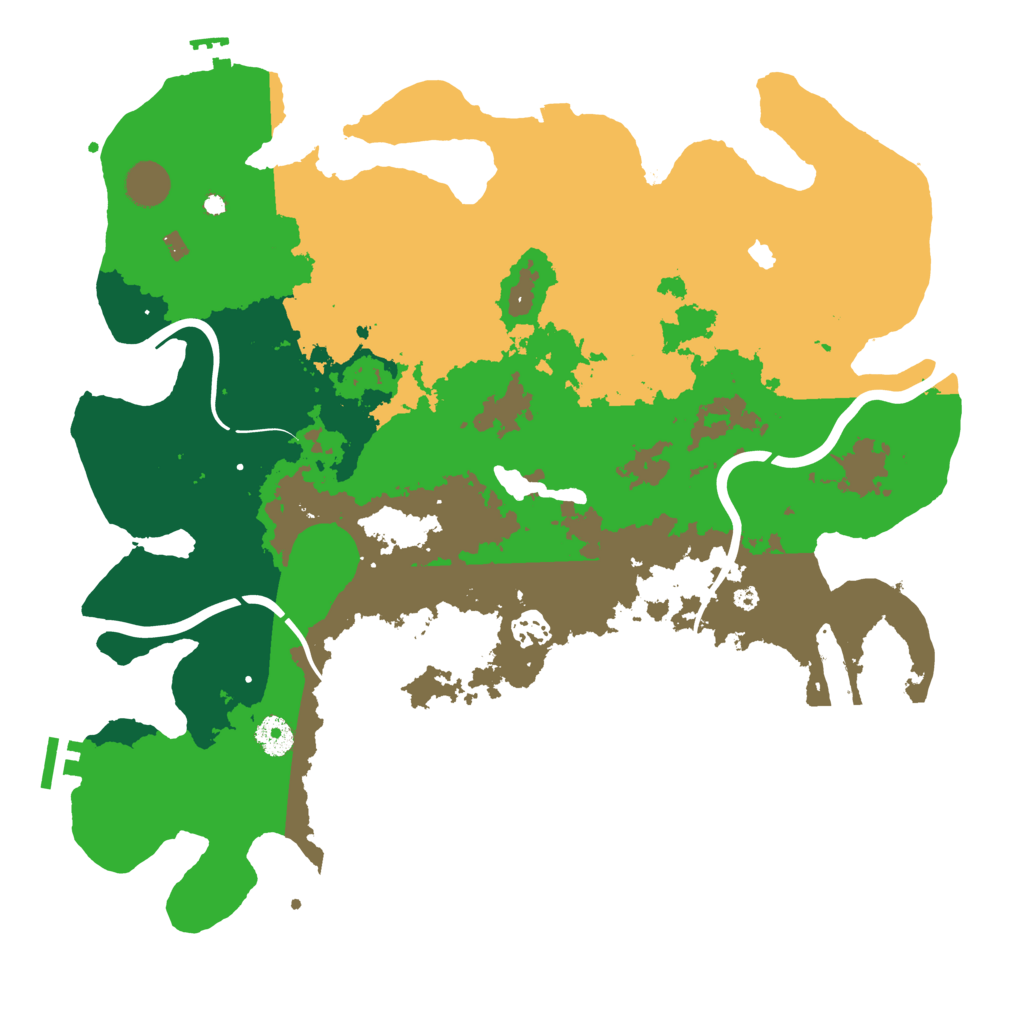 Biome Rust Map: Procedural Map, Size: 4000, Seed: 2090746237
