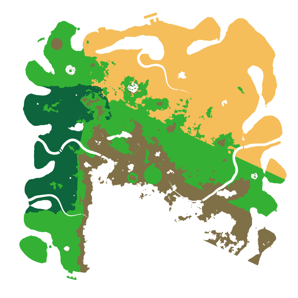 Biome Rust Map: Procedural Map, Size: 4500, Seed: 1556066370