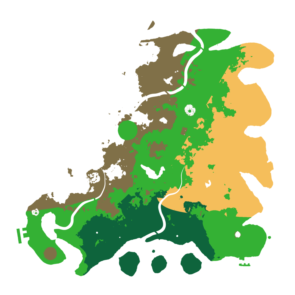 Biome Rust Map: Procedural Map, Size: 4000, Seed: 1444908216