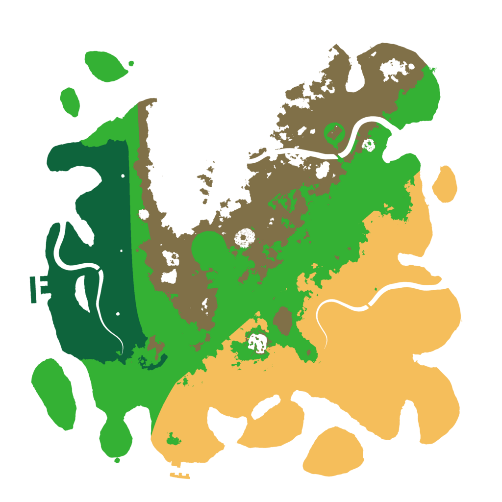 Biome Rust Map: Procedural Map, Size: 3800, Seed: 485541106
