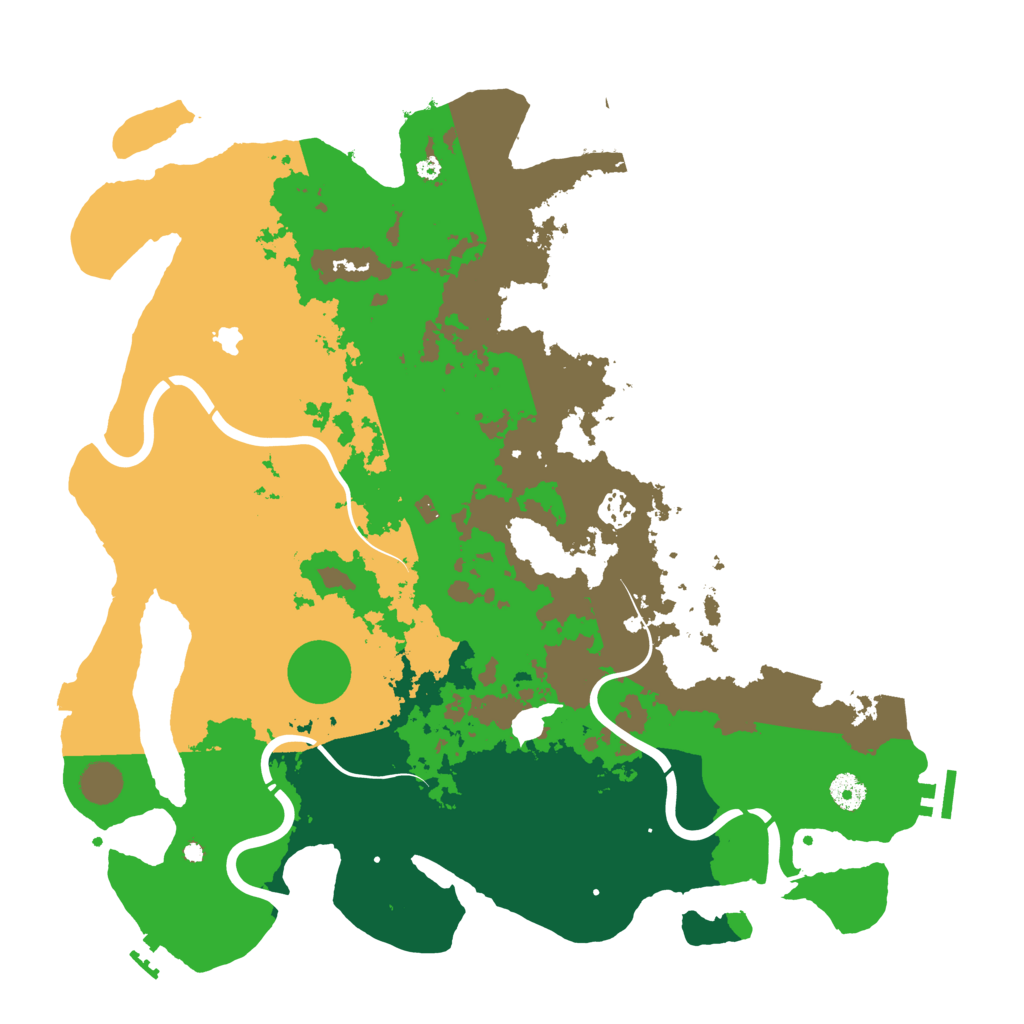 Biome Rust Map: Procedural Map, Size: 4250, Seed: 1556747066