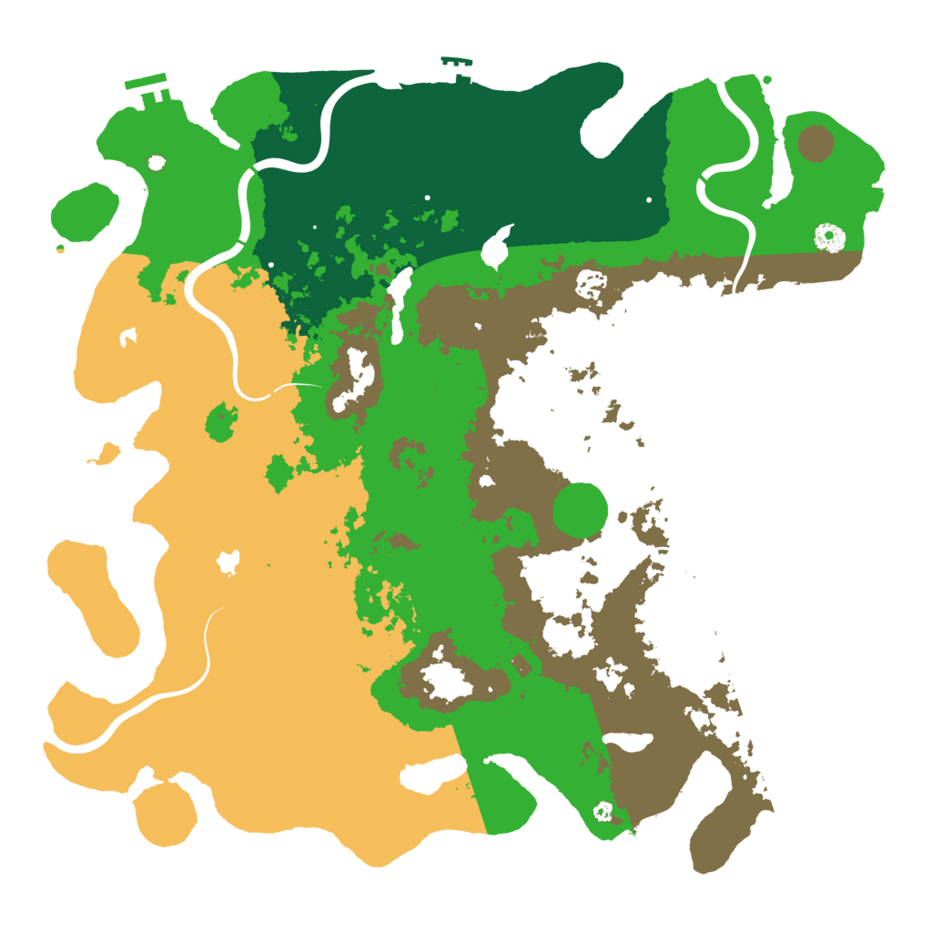 Biome Rust Map: Procedural Map, Size: 4500, Seed: 1350504660