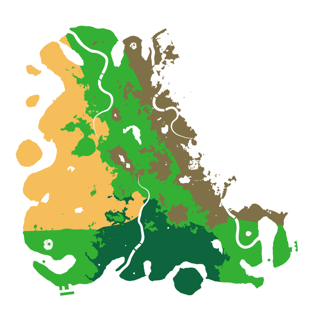 Biome Rust Map: Procedural Map, Size: 4500, Seed: 2559