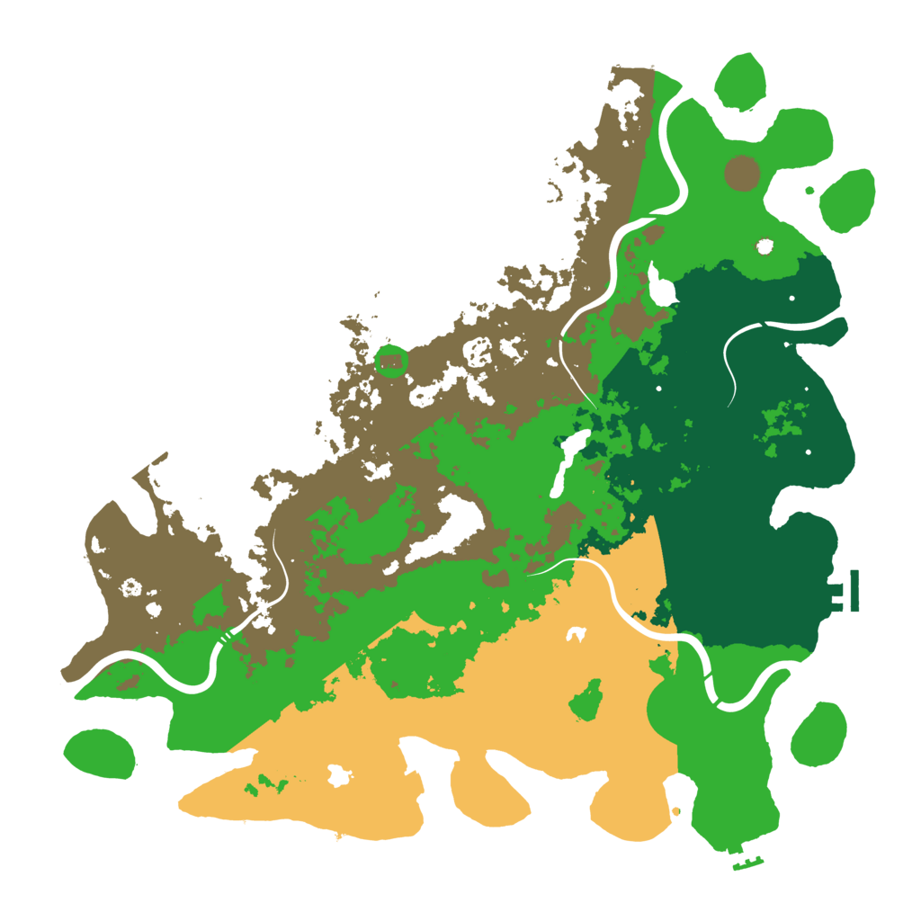 Biome Rust Map: Procedural Map, Size: 4500, Seed: 460039878