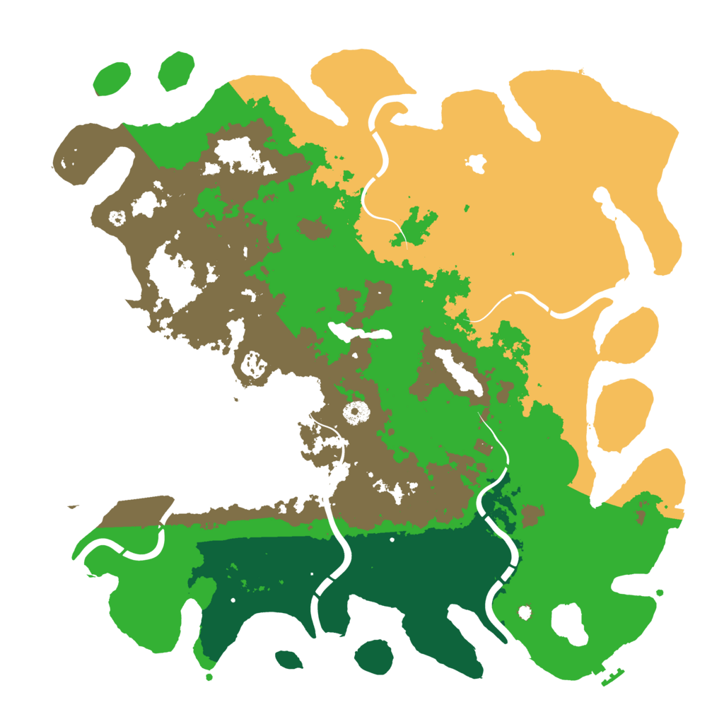 Biome Rust Map: Procedural Map, Size: 4250, Seed: 665364608