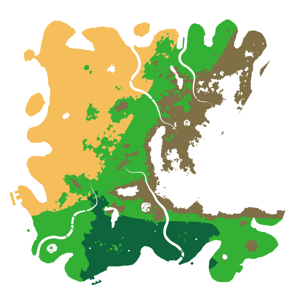 Biome Rust Map: Procedural Map, Size: 4500, Seed: 1456898232