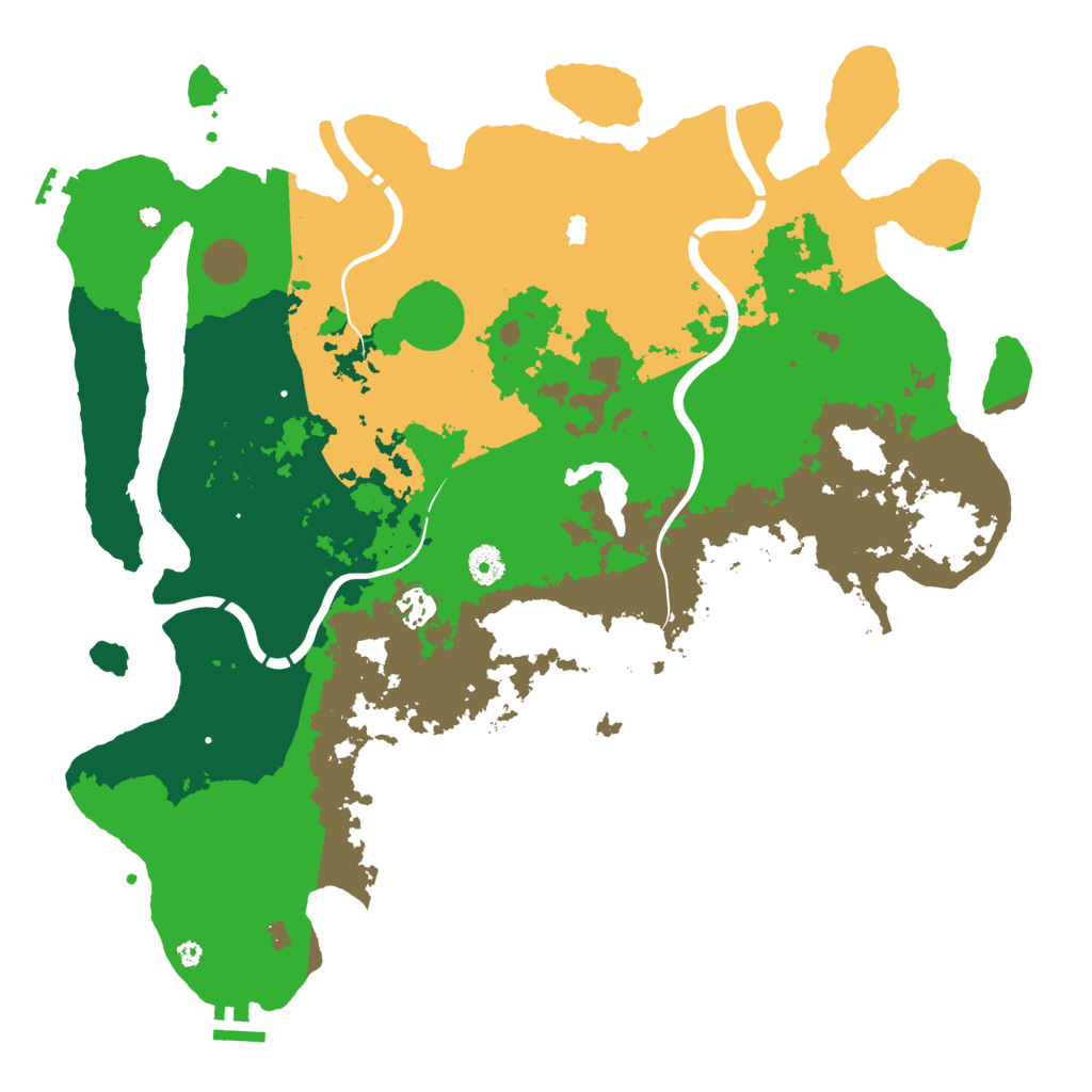 Biome Rust Map: Procedural Map, Size: 4250, Seed: 1674523867