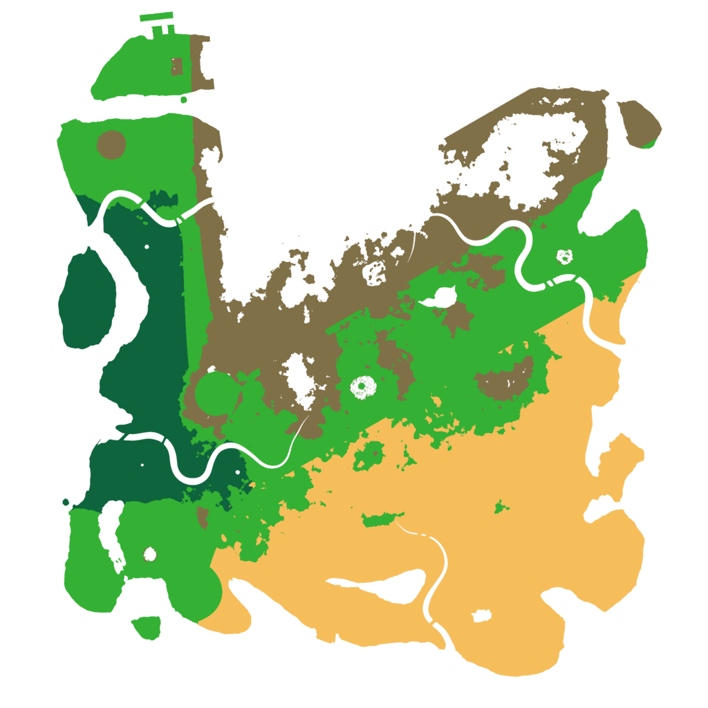 Biome Rust Map: Procedural Map, Size: 4300, Seed: 1486644559