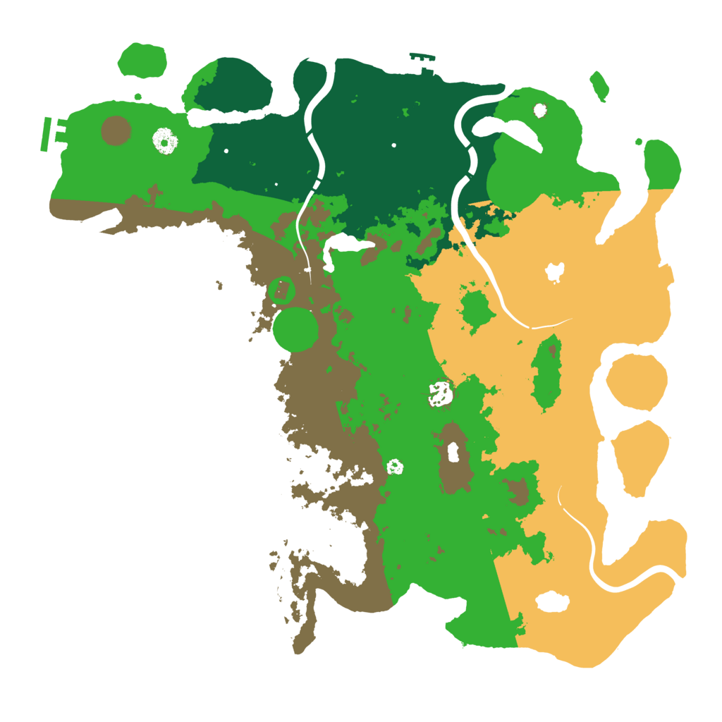 Biome Rust Map: Procedural Map, Size: 4250, Seed: 1788459108