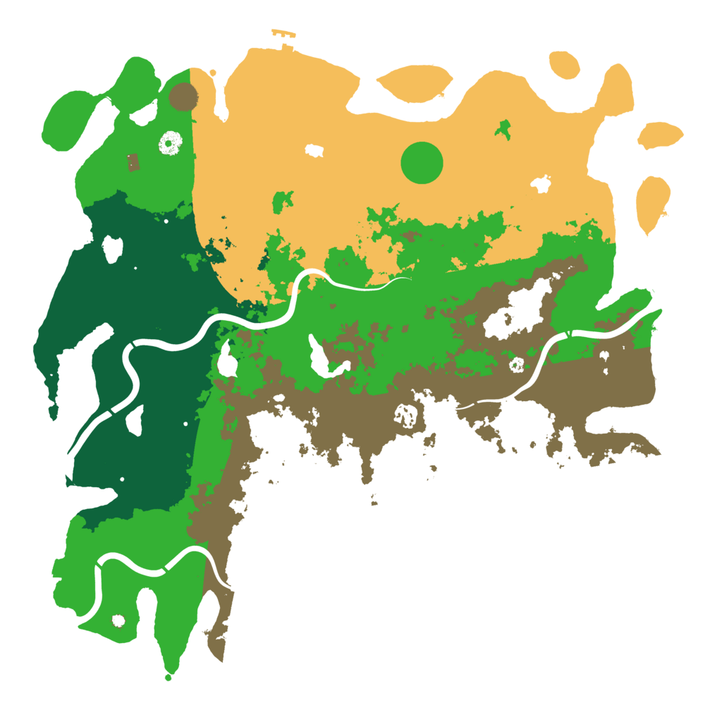 Biome Rust Map: Procedural Map, Size: 4500, Seed: 348876765
