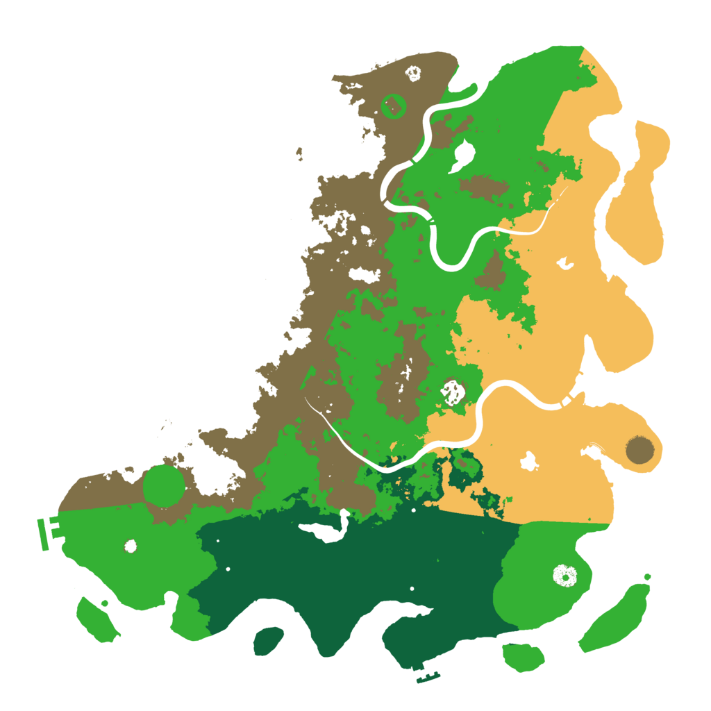 Biome Rust Map: Procedural Map, Size: 4500, Seed: 459877866