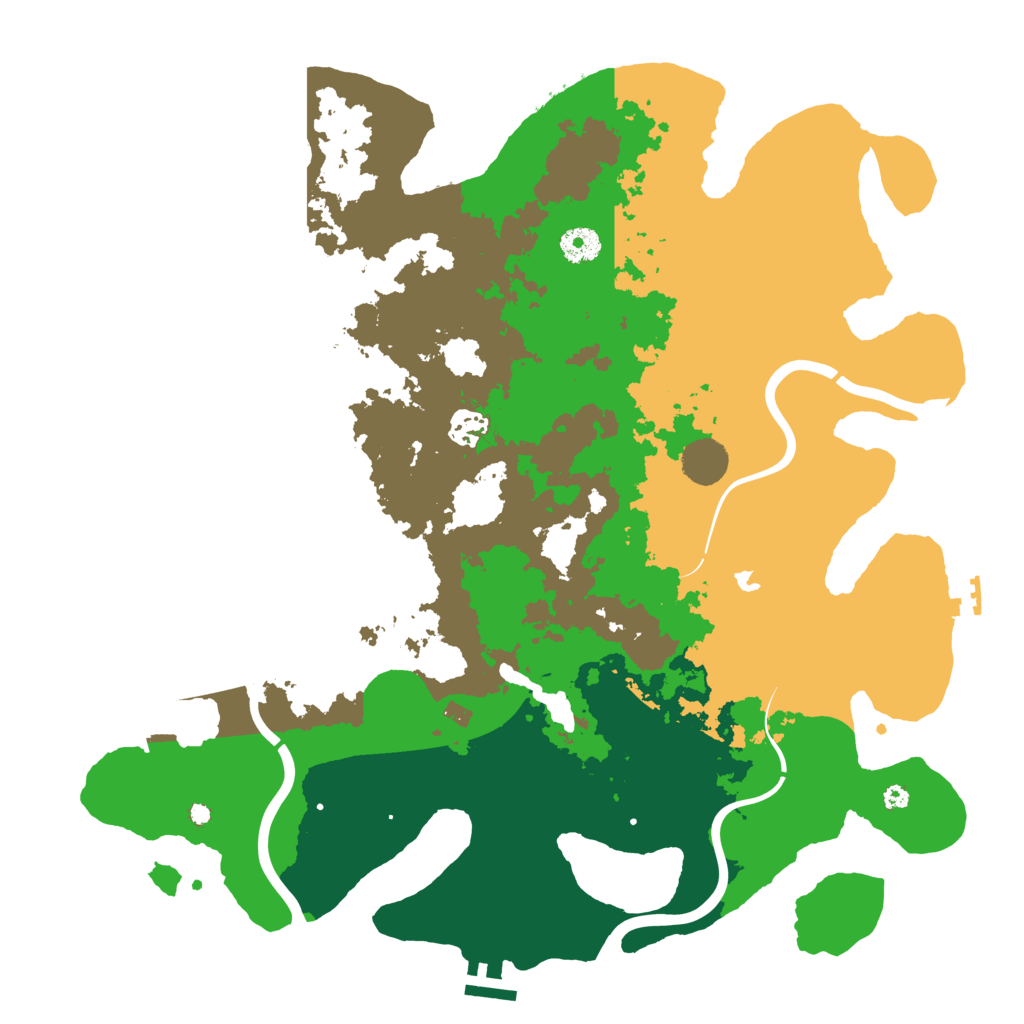 Biome Rust Map: Procedural Map, Size: 4000, Seed: 431774517