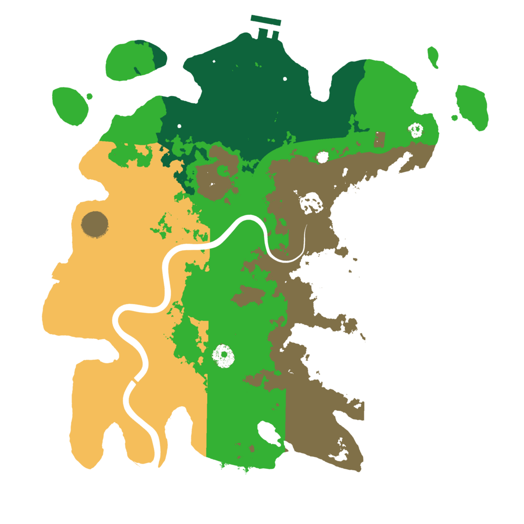 Biome Rust Map: Procedural Map, Size: 3500, Seed: 67987