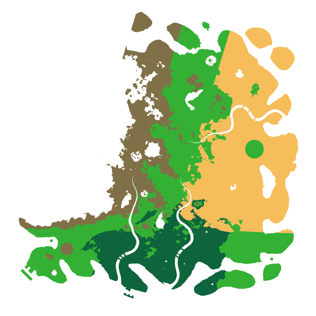 Biome Rust Map: Procedural Map, Size: 4500, Seed: 1756326968