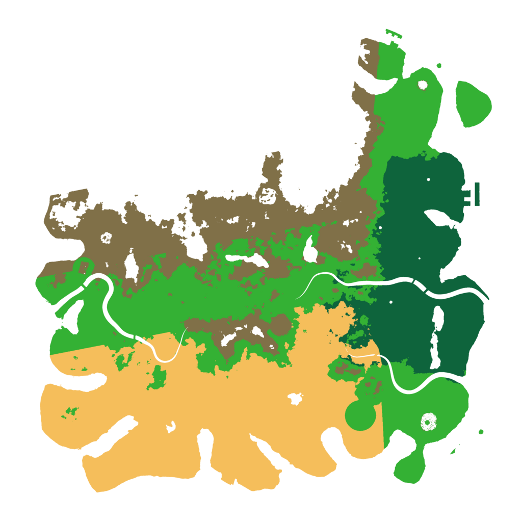Biome Rust Map: Procedural Map, Size: 4500, Seed: 1075646401