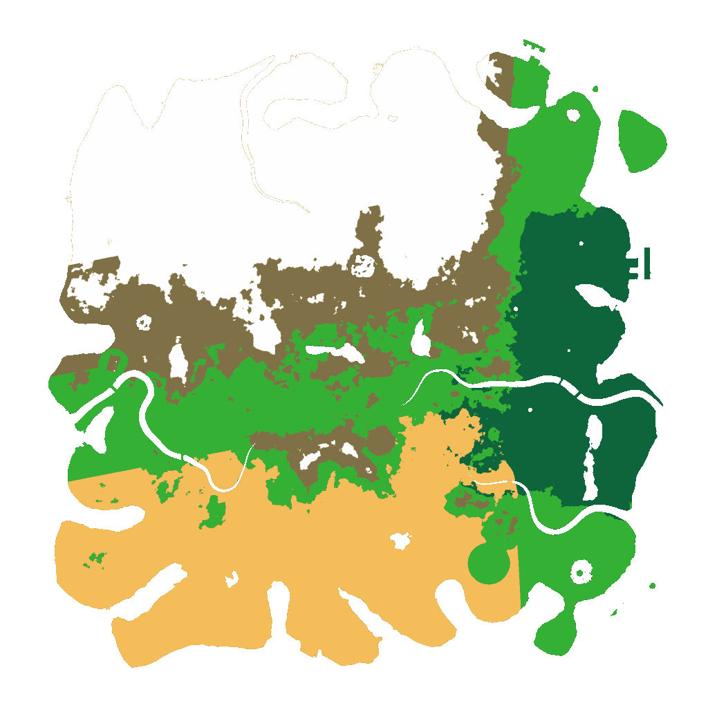 Biome Rust Map: Procedural Map, Size: 4500, Seed: 1075646401