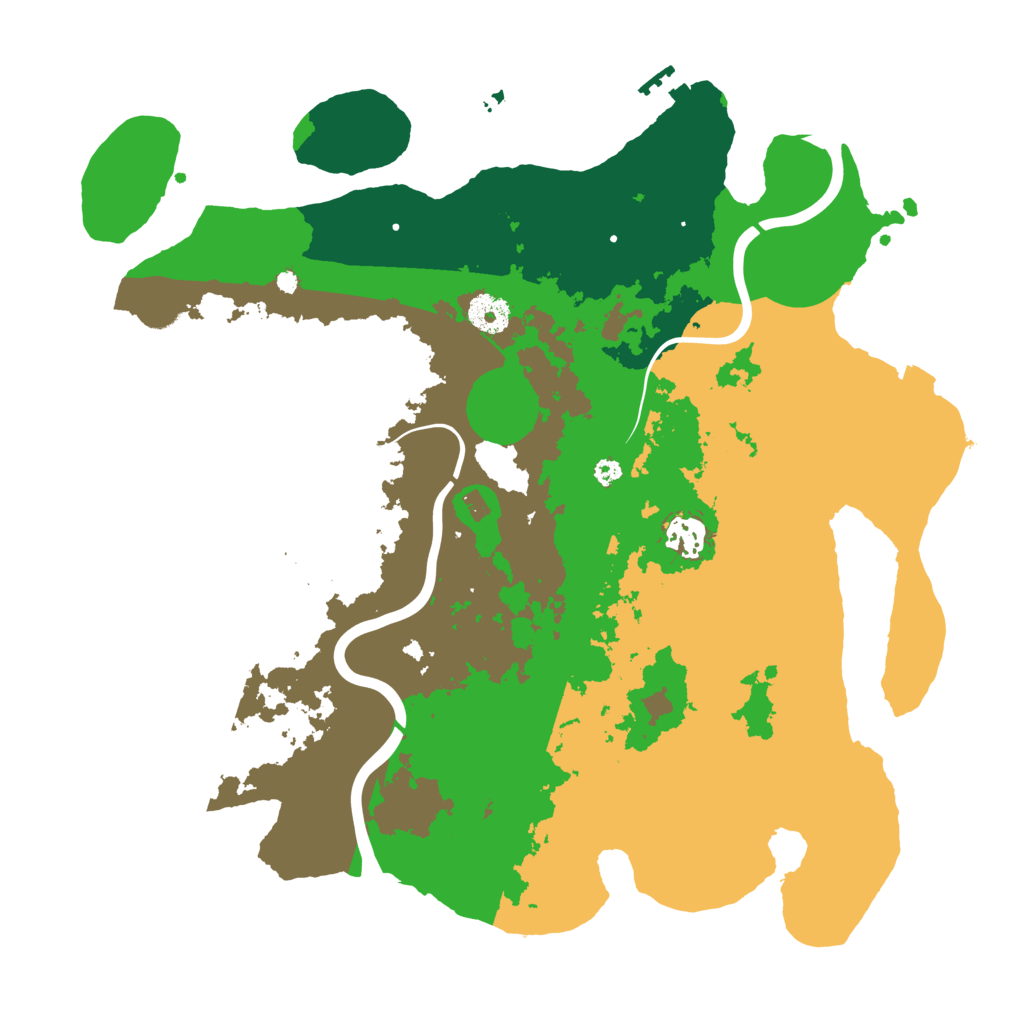 Biome Rust Map: Procedural Map, Size: 3750, Seed: 2093032629